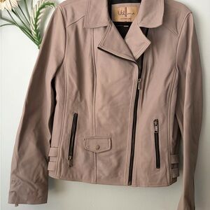 Wilson’s Leather Vintage Women's Grey Genuine Leather Jacket